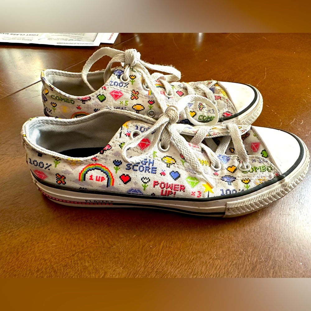 Girls Videogame Converse Shoes